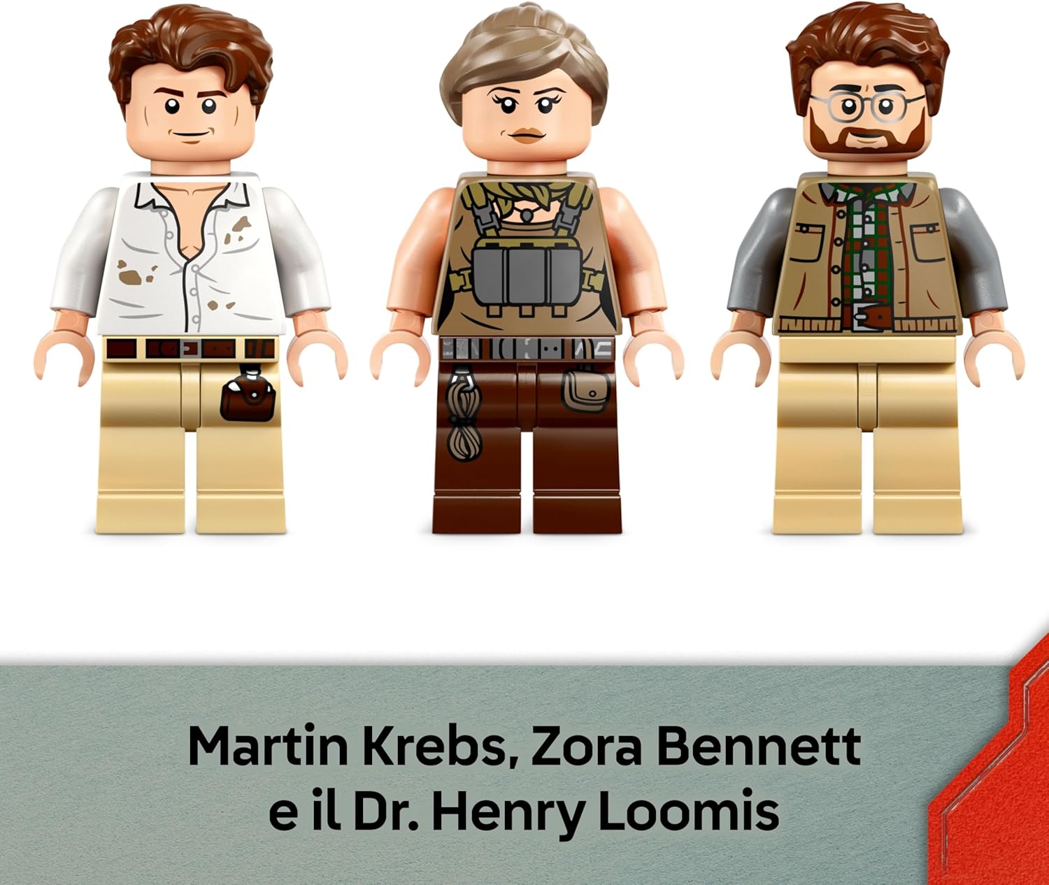 LEGO Jurassic World Alla Ricerca del Raptor e del Titanosauro - Con 2 Figure di Dinosauro Giocattolo, un Fuoristrada, una Moto e 3 Minifigure - Regalo per Bambini e Bambine da 7 Anni in su - 76973