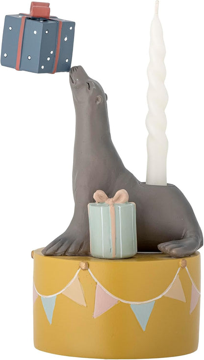 Bloomingville Mini - Flor Candle Holder - Yellow