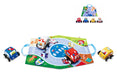 Hape Pull-Back Plush Car Set, Soft Material, Easy-to-Grip for Crawling & Scooting, 6M+