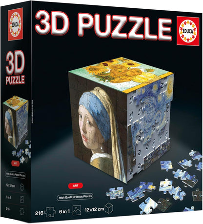 Educa - 3D puzzel Cube Kunst. vanaf 6 jaar (20123