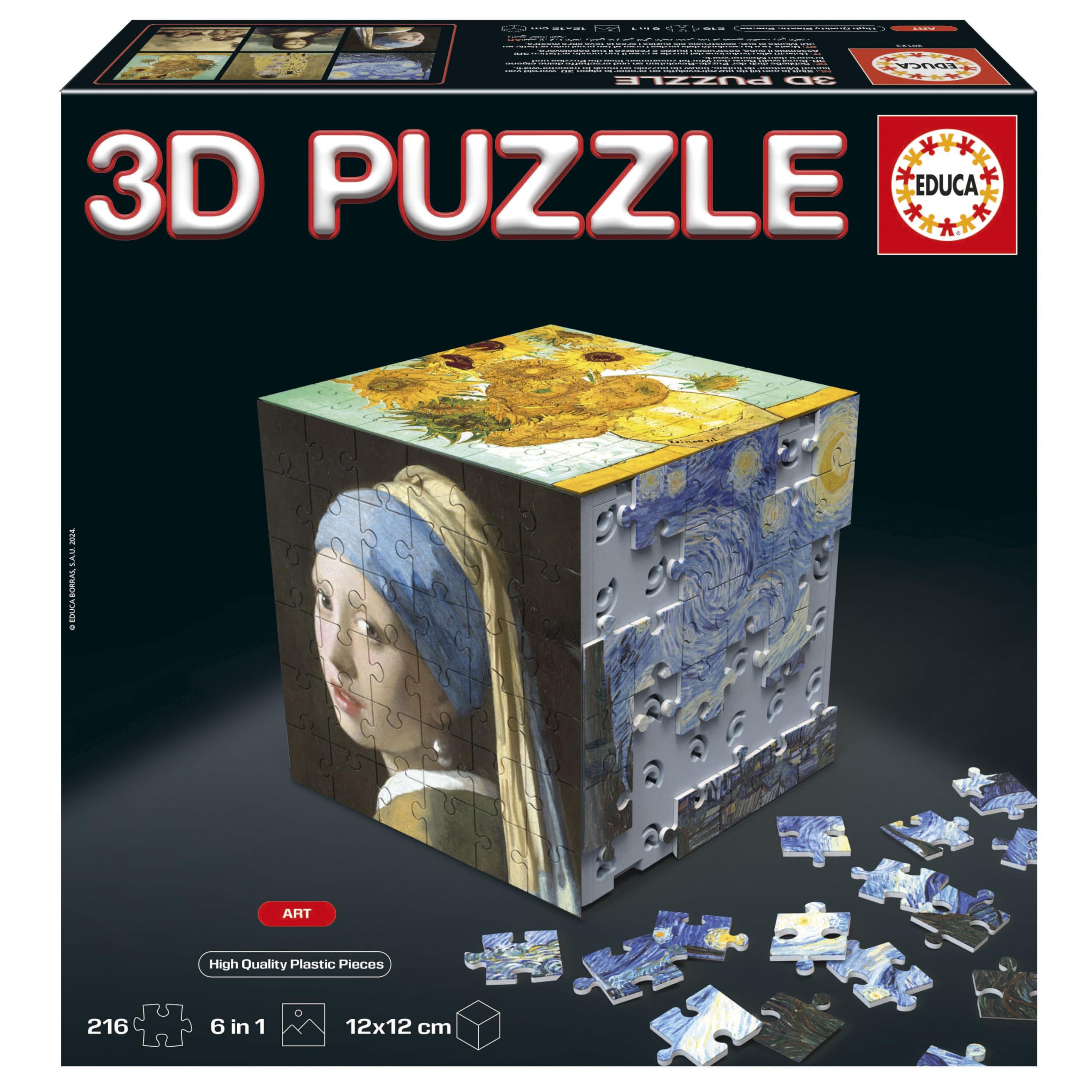 Educa - 3D puzzel Cube Kunst. vanaf 6 jaar (20123
