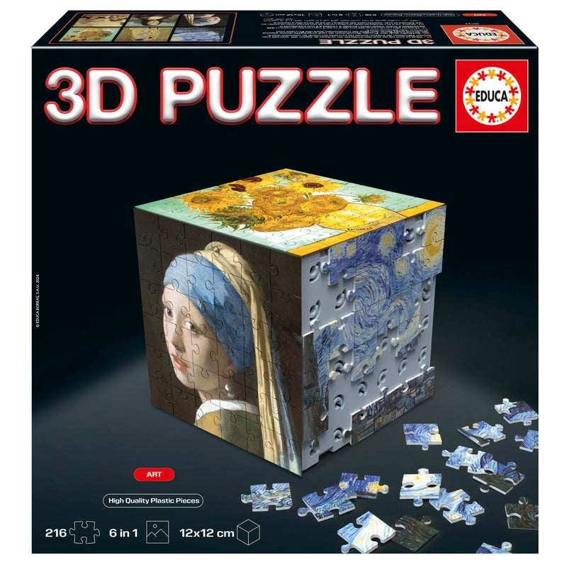 Educa - 3D puzzel Cube Kunst. vanaf 6 jaar (20123