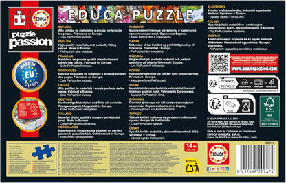 Educa - Il puzzle per adulti da 1000 pezzi più piccolo al mondo | Puzzle in miniatura della notte stellata. Include colla Fix Puzzle. Misure: 30 x 46 cm. Dai 14 anni (20247