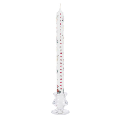 Winter Wildlife Advent Candle