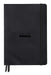 RHODIA 194440C - Bullet Journal Goalbook Creation Black Rigid Notebook - A5 15.5x21x2 cm - Dotted Dot - 160 pages Clairefontaine Maya Smooth Black Paper 120 g/m - 2 Ribbons - Faux Leather Cover