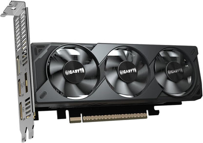 Gigabyte GeForce RTX 5050 OC Low Profile 8G Graphics Card - 8GB GDDR6, 128bit, PCI-E 5.0, 2587MHz Core Clock, 2 x DP, 2 x HDMI, NVIDIA DLSS 4, GV-N5050OC-8GL