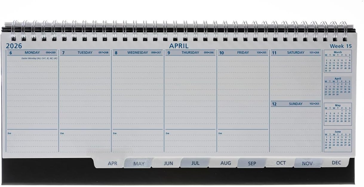 Collins - Colplan - Deskline Week-To-View Calendar Planner 2026 (CDL1-26