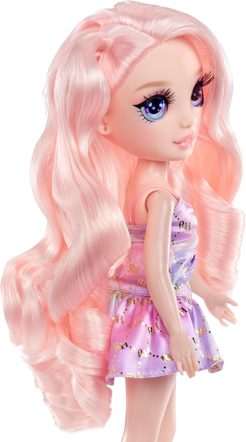 Rainbow High My Fashion Style Doll - Bella - 28cm Pink Fashion Doll with Statement Outfit and Stylish Handbag, Play, Posable, Collectable, For Children Ages 4 to 12+