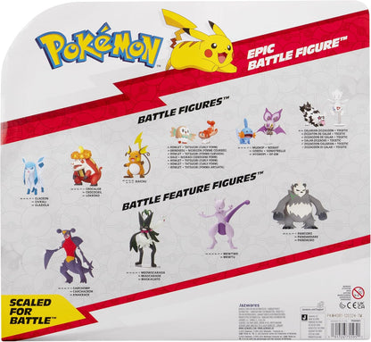 Pokémon Skeledirge Epic Battle Figure - 12-Inch Articulated Epic Battle Figure with Display Stand
