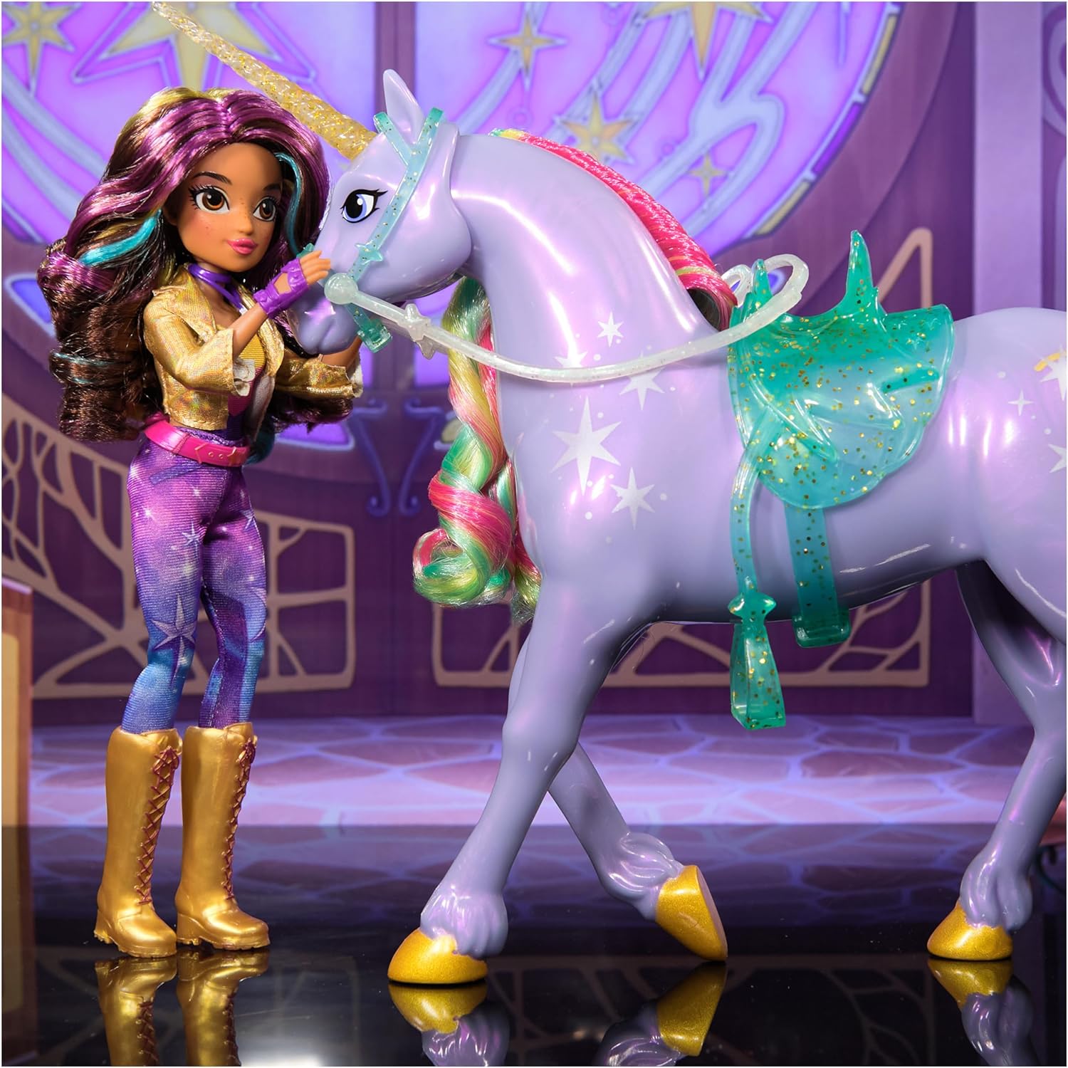 Unicorn Academy, Power of Friendship Sophia Doll with Guitar & 6 Fashion Accessories, 9.5”, Dolls & Unicorn Toys for Girls Ages 4 and up