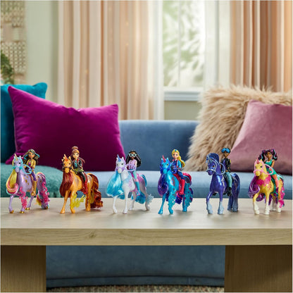 Unicorn Academy - L'Ecole des Licornes - Licorne Leaf + Poupée Ava - Licorne, Poupée Et Accessoires À Collectionner - Jouets Inspirés De La Série L'Ecole des Licornes - Jouet Enfant 4 Ans Et +