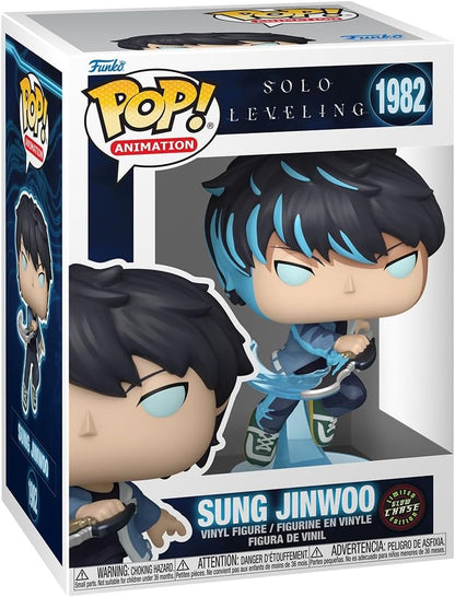 Funko Pop! Animation: Solo Leveling - Sung Jinwoo - 1/6 Quote Für Seltene Chase-Variante - Vinyl-Sammelfigur - Geschenkidee - Offizielle Handelswaren - Spielzeug Für Kinder und Erwachsene
