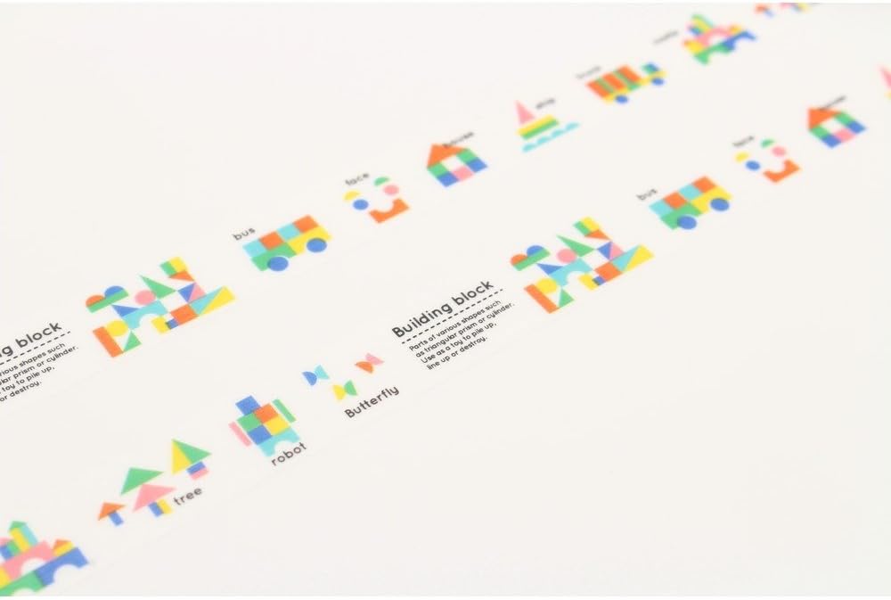 MT"Kids Building Block" Washi Masking Tape