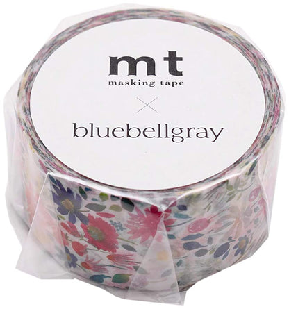 MT x Artist Series 'Bluebellgray Zinnia' washi Masking Tape - 1 Roll