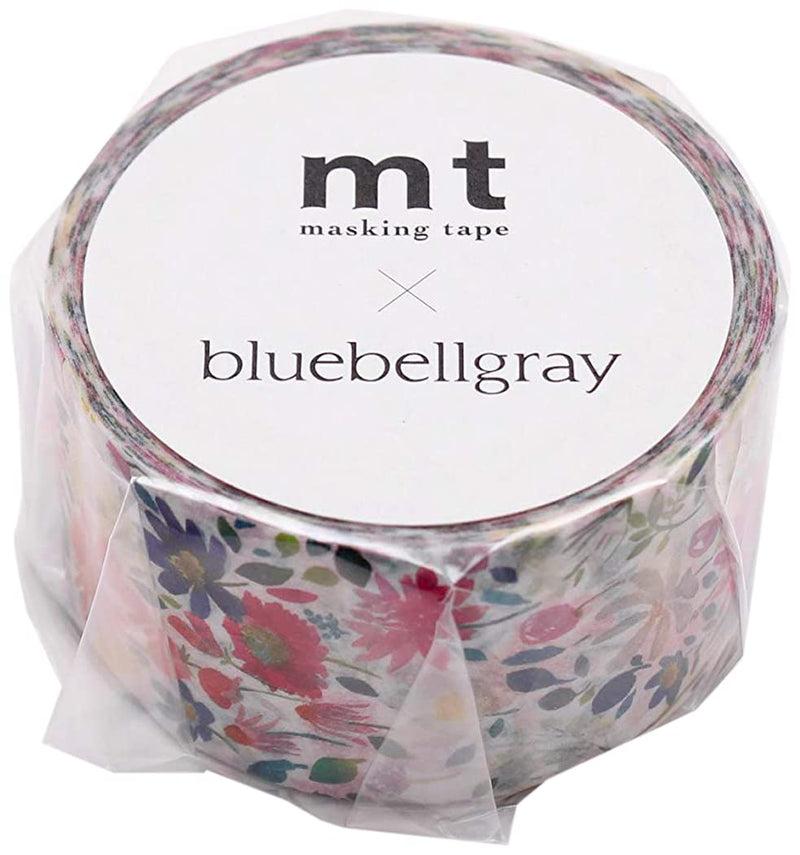 MT x Artist Series 'Bluebellgray Zinnia' washi Masking Tape - 1 Roll