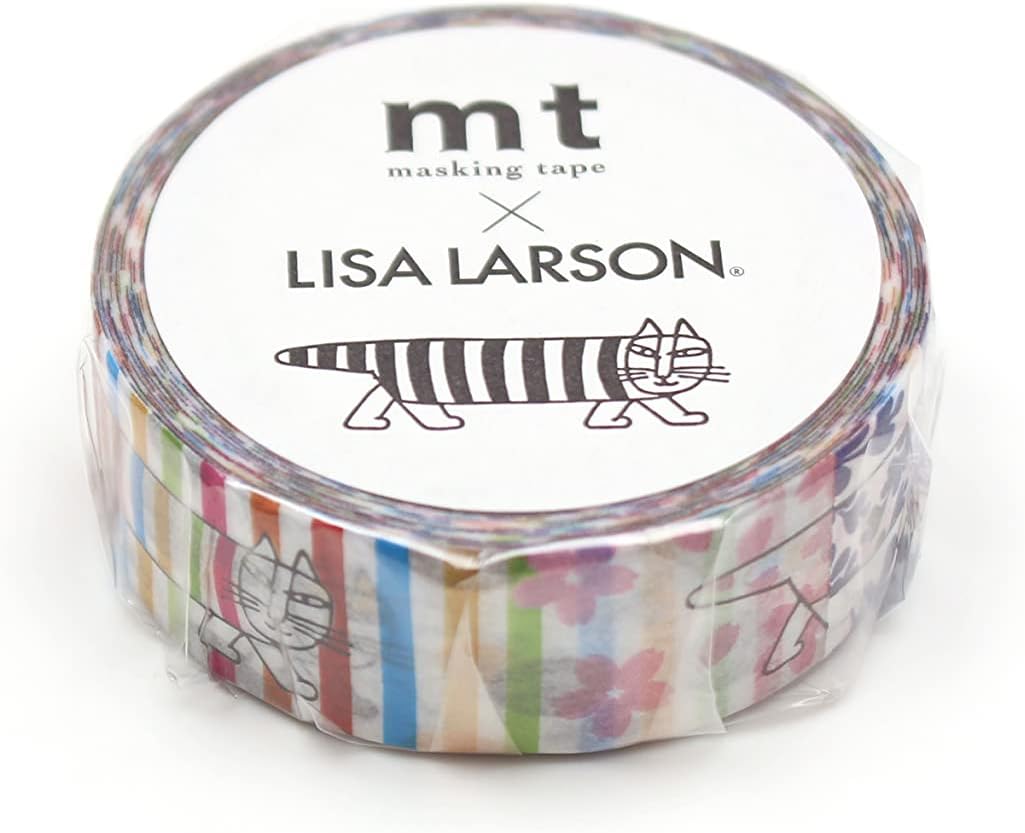 MT Products Masking Tape, Multicolour, 15mm Wide