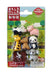 Novelty Japanese Puzzle Eraser Rubber Set - IWAKO Zoo Animal Blister Pack - Contains 7 Erasers