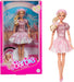 Barbie The Movie Doll, Margot Robbie as, Collectible Doll Wearing Pink Blouse & Skirt Tutu Outfit, With Styled Hair & Matching Jewelry, JBJ53