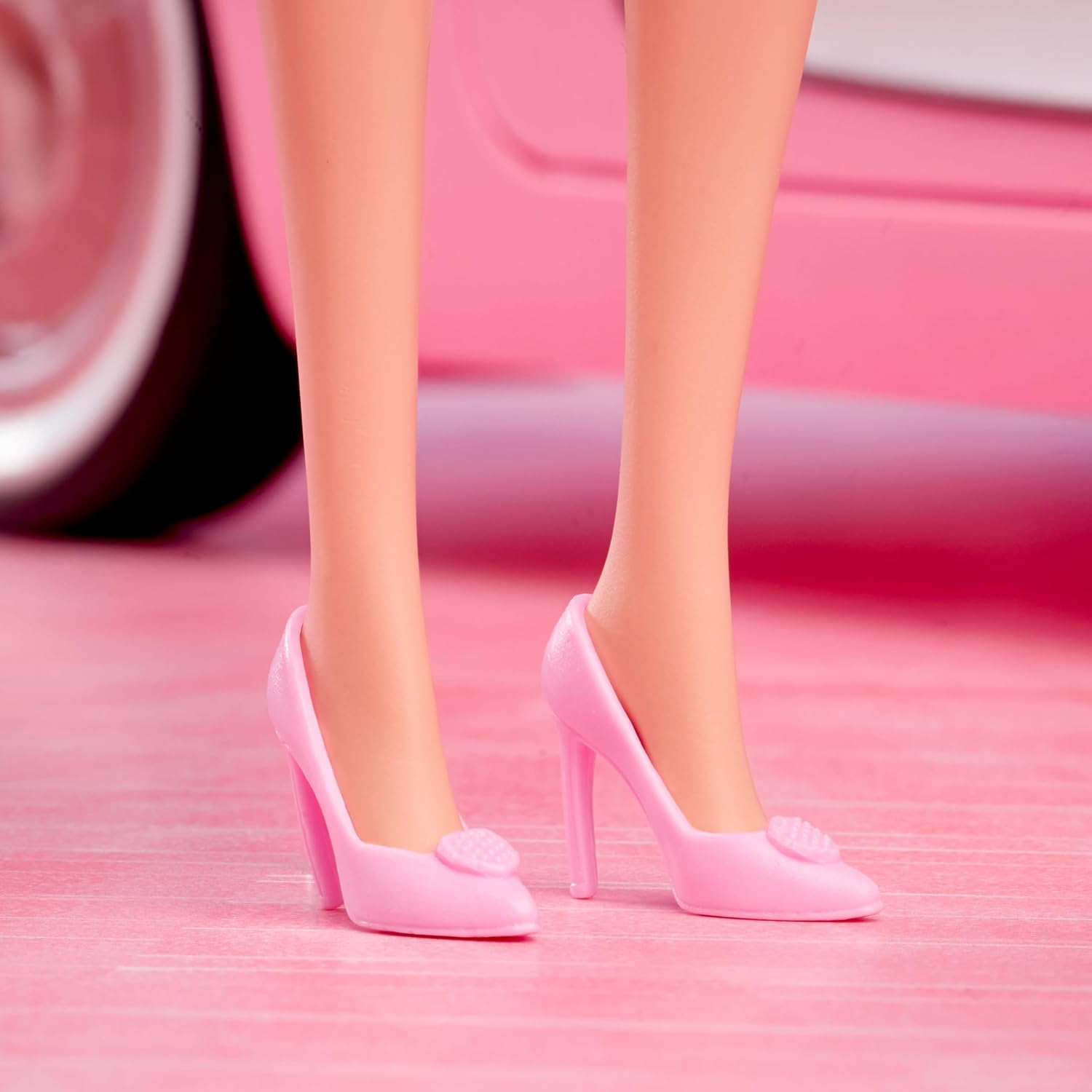 Barbie The Movie Doll, Margot Robbie as, Collectible Doll Wearing Pink Blouse & Skirt Tutu Outfit, With Styled Hair & Matching Jewelry, JBJ53