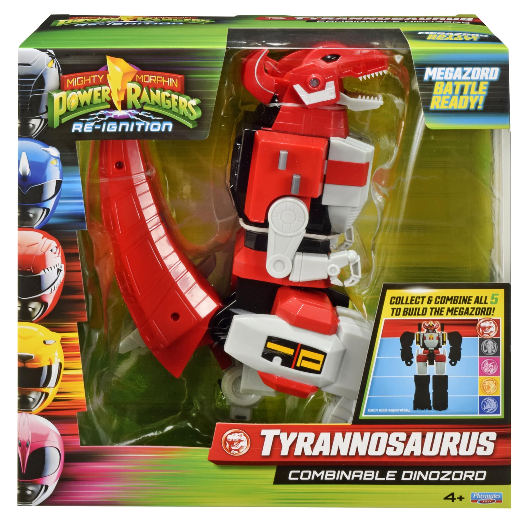 Power Rangers Mighty Morphin Re-Ignition - Tyrannosaurus Deluxe Combinable Dinozord