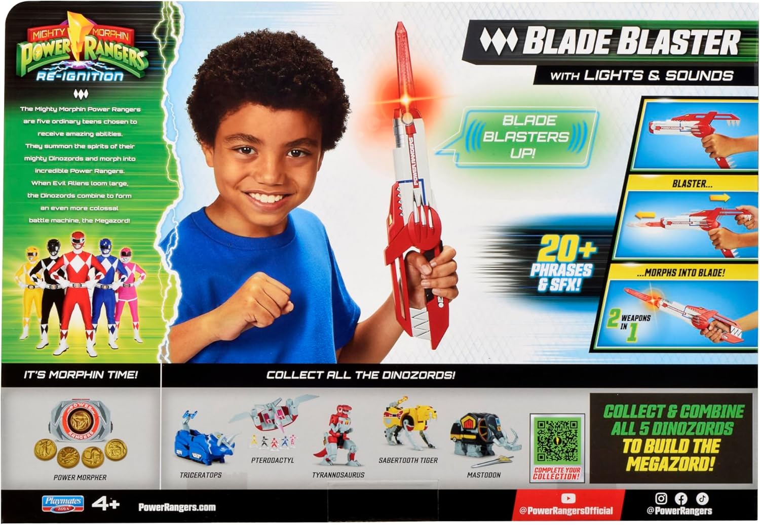 MMPR BLADE BLASTER WITH LIGHTS & SOUNDS