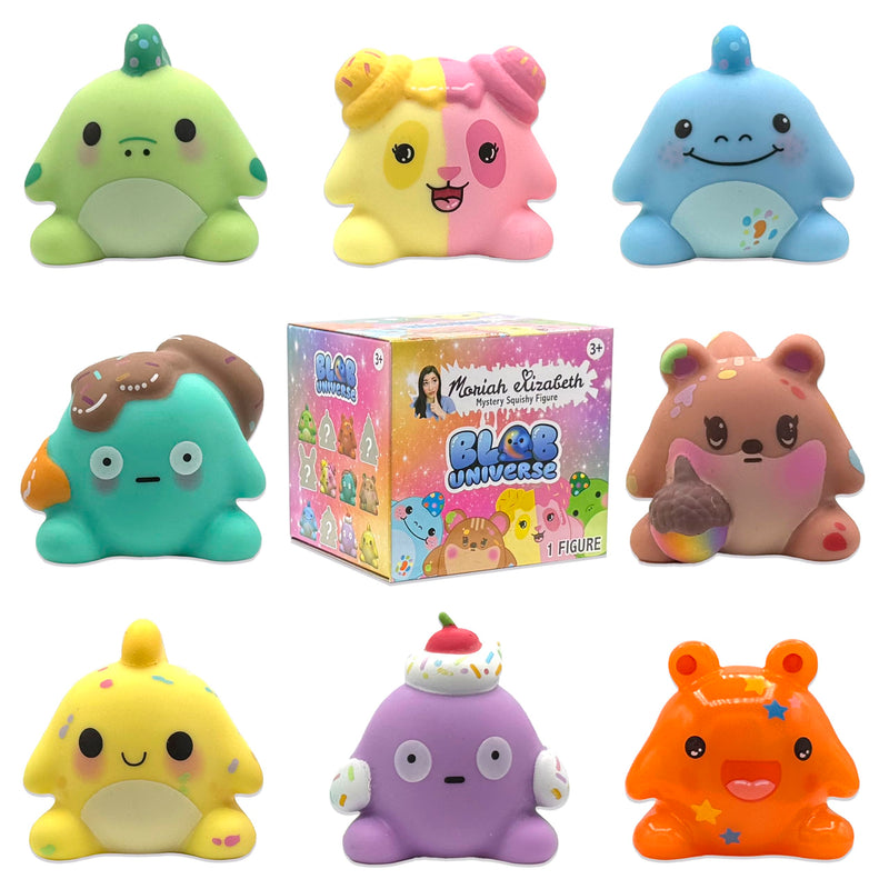Moriah Elizabeth Blob Universe Mystery Squishy Figuren - Serie 1, Entzückende Squish Mystery Figuren, 1 von 8 möglich, Offizieller Moriah Elizabeth Merch