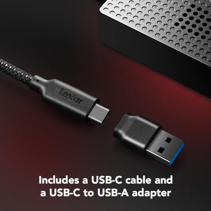 Lexar Play PRO MicroSD Express kaartlezer, USB 3.2 Gen 2, tot 900 MB/s lezen, compatibel met Express microSD UHS-I-kaart (LRW540U-RNHNG)