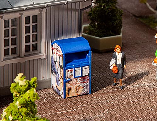 Faller - Old clothes container. blue - FA180992