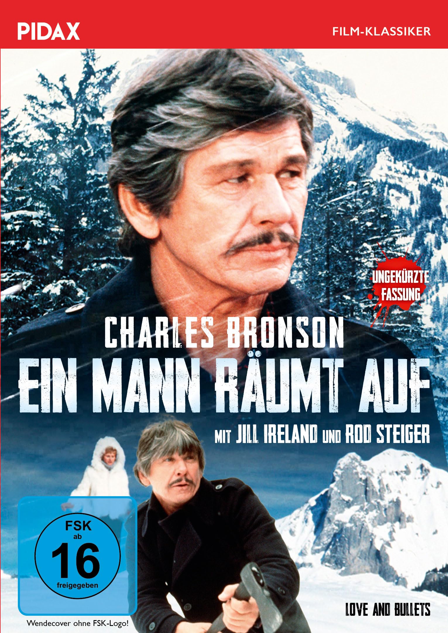 Ein Mann räumt auf (Love and Bullets) - Ungekürzte Fassung / Spannender Thriller mit Charles Bronson ERSTMALS IN UNGEKÜRZTER FASSUNG (Pidax Film-Klassiker