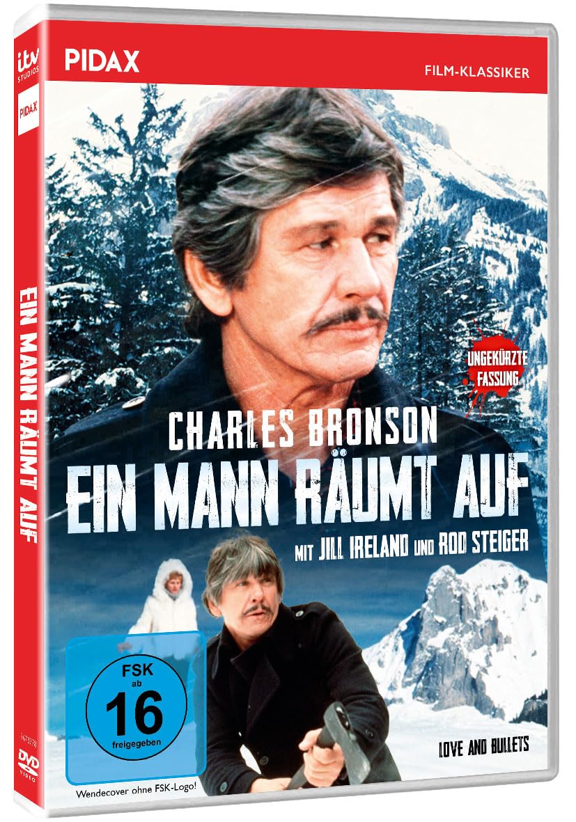 Ein Mann räumt auf (Love and Bullets) - Ungekürzte Fassung / Spannender Thriller mit Charles Bronson ERSTMALS IN UNGEKÜRZTER FASSUNG (Pidax Film-Klassiker