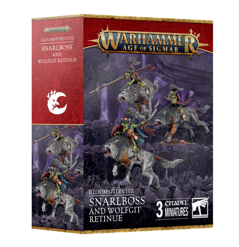 Warhammer - Age of Sigmar - Gloomspite Gitz: Snarlboss and Wolfgit Retinue (Games Workshop