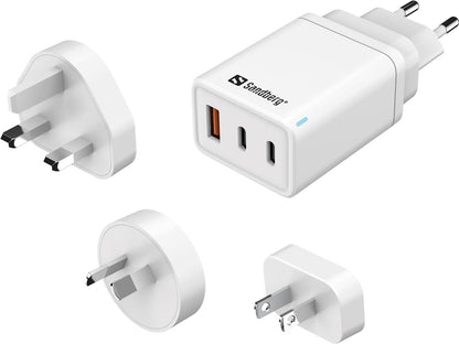 Sandberg - 3In1 Travel Charger Usb-C/A 65W