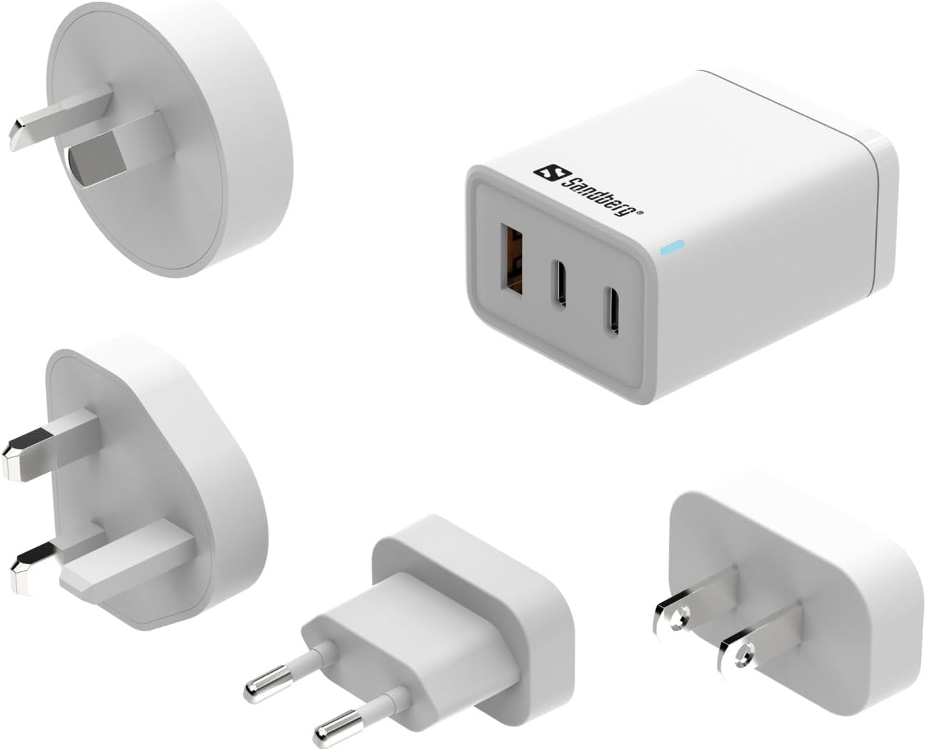 Sandberg - 3In1 Travel Charger Usb-C/A 65W