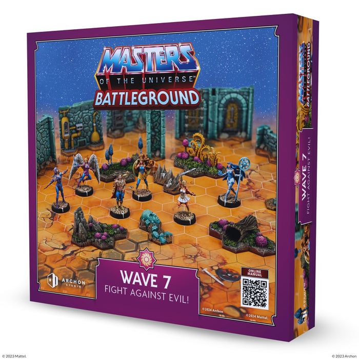 Masters of The Universe Battleground Wave 7 The Great Rebellion - Large 55-Piece Expansion Set Includes 6 Character Minis, Terrain Pieces, Rulebook and More - for Ages 14+