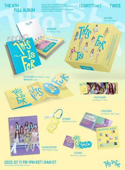 Audio Cd Twice - This Is For (Confetti Ver.