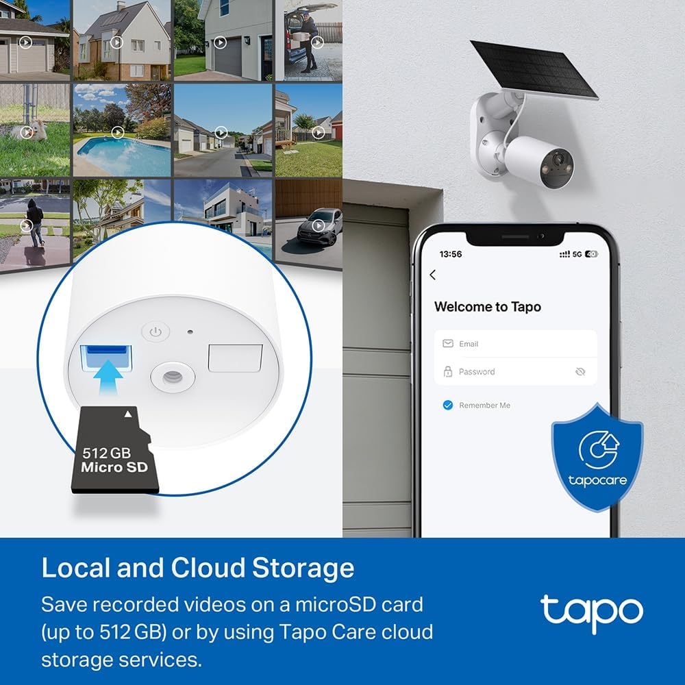 Tp-Link - Tapo C410 Kit Solar-Powered Security Camera Kit