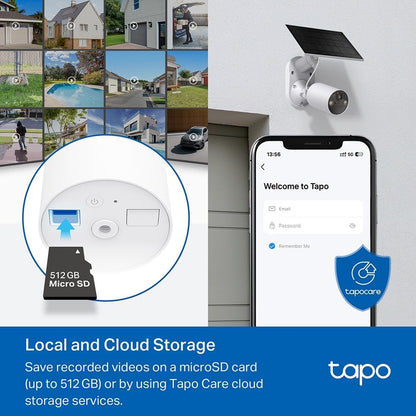 Tp-Link - Tapo C410 Kit Solar-Powered Security Camera Kit