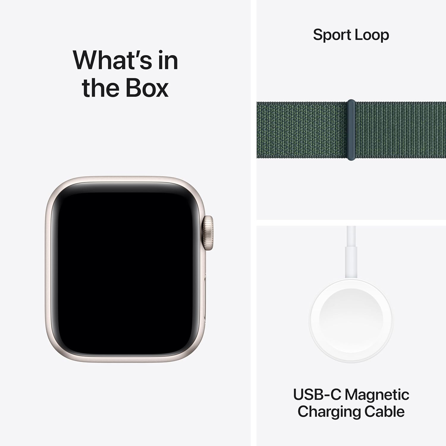 Apple Watch Se (Gps + Cellular) - 2Nd Generation - 40 Mm - Starlight Aluminium - Smart Watch With Sport Loop - Soft Doub