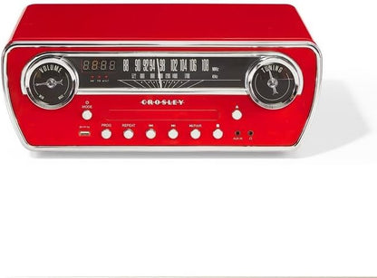 Powel 7-In-1 - Giradiscichi, Lettore Cd, Radio, Am/Fm, Bluetooth, Speakers