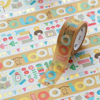 Kamoi Processing Paper Mt Masking Tape, 100th Birthday Mizutama Set (MTMIZUST1