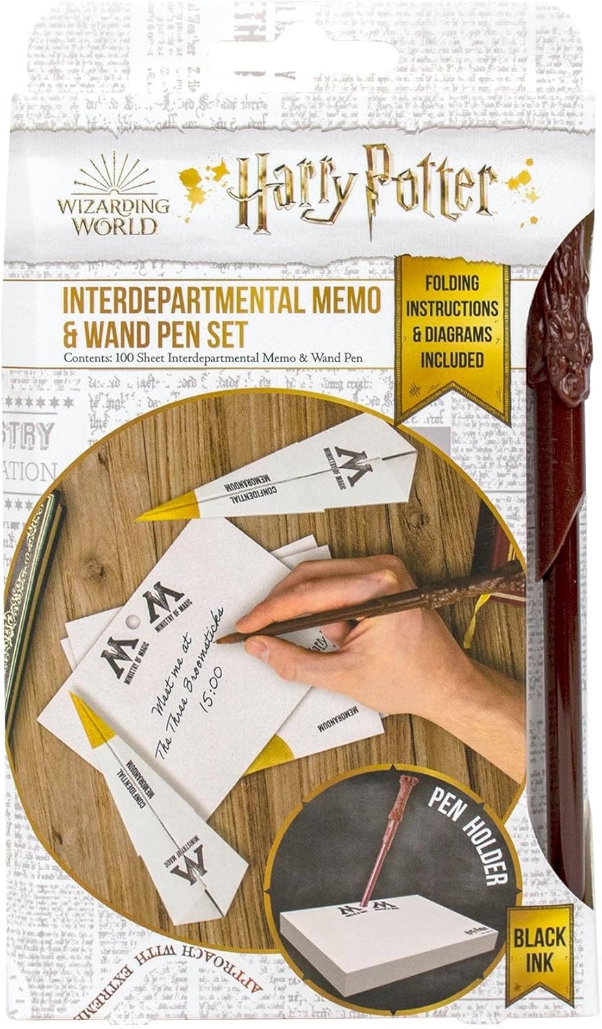 Harry Potter - Memo interdipartimentale con set di penne a bacche