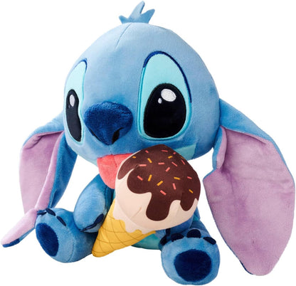 Disney Stitch mit Eiscreme, 25cm Plüschfigur, ab den ersten Lebensmonaten geeignet