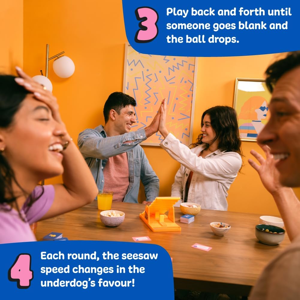 Big Potato Tilt 'n' Shout – Fast-Paced Family Party Game with 150 Unique Categories, Interactive Marble-Run Timer, Perfect for Game Nights, Kids and Adults