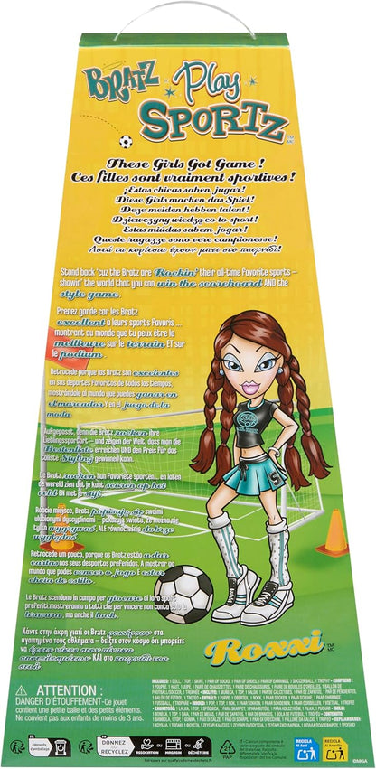 Bratz Play Sportz Roxxi (Fútbol) - Muñeca de Moda con Accesorios