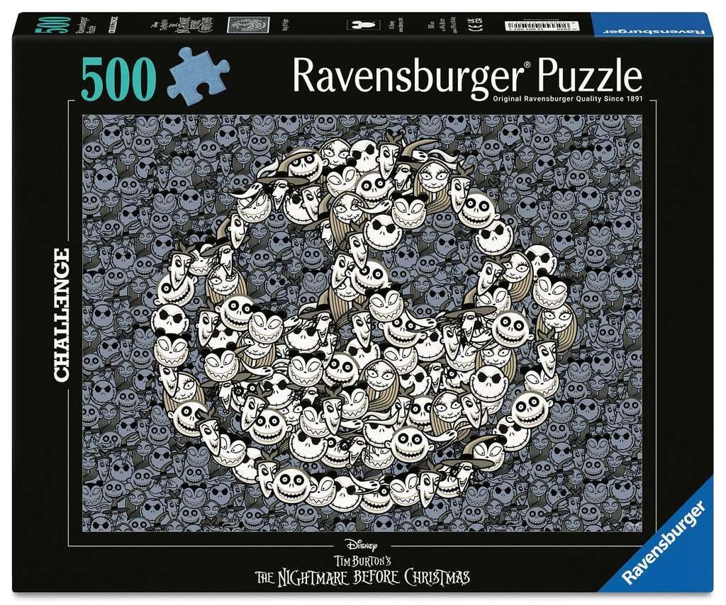 Ravensburger The Nightmare Before Christmas 500 piece Jigsaw Puzzle for Adults and Kids Age 10 and Up