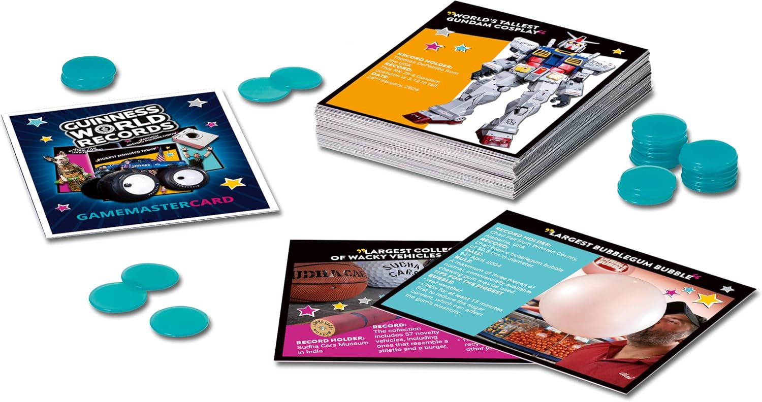 Ravensburger Guinness World Records Game Family Card Game for Adults and Kids Age 7 Years Up - 2 to 6 Players