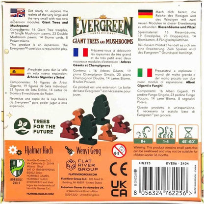 Horrible Guild | Evergreen Giant Trees and Mushrooms | Expansion | Two Modular Expansions for Evergreen | 1 to 4 Players Ages 8+ | English