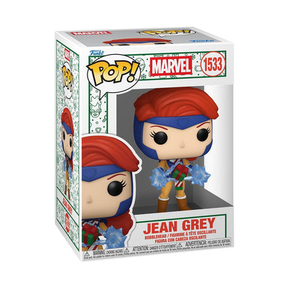 Funko Pop! Marvel: Holiday - Jean Grey - X-Men - Collectable Vinyl Figure - Gift Idea - Official Merchandise - Toys for Kids & Adults - Comic Books Fans - Model Figure for Collectors and Display