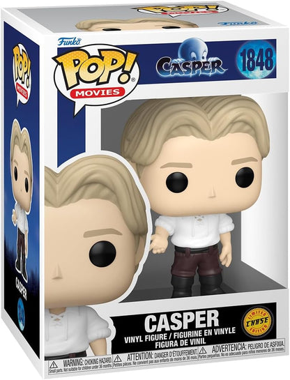 Funko Pop! Movies: Casper McFadden 30th – Casper McFadden - 1/6 Odds for Rare Chase Variant - Casper (1995) - Collectable Vinyl Figure - Gift Idea - Official Merchandise - Toys for Kids & Adults