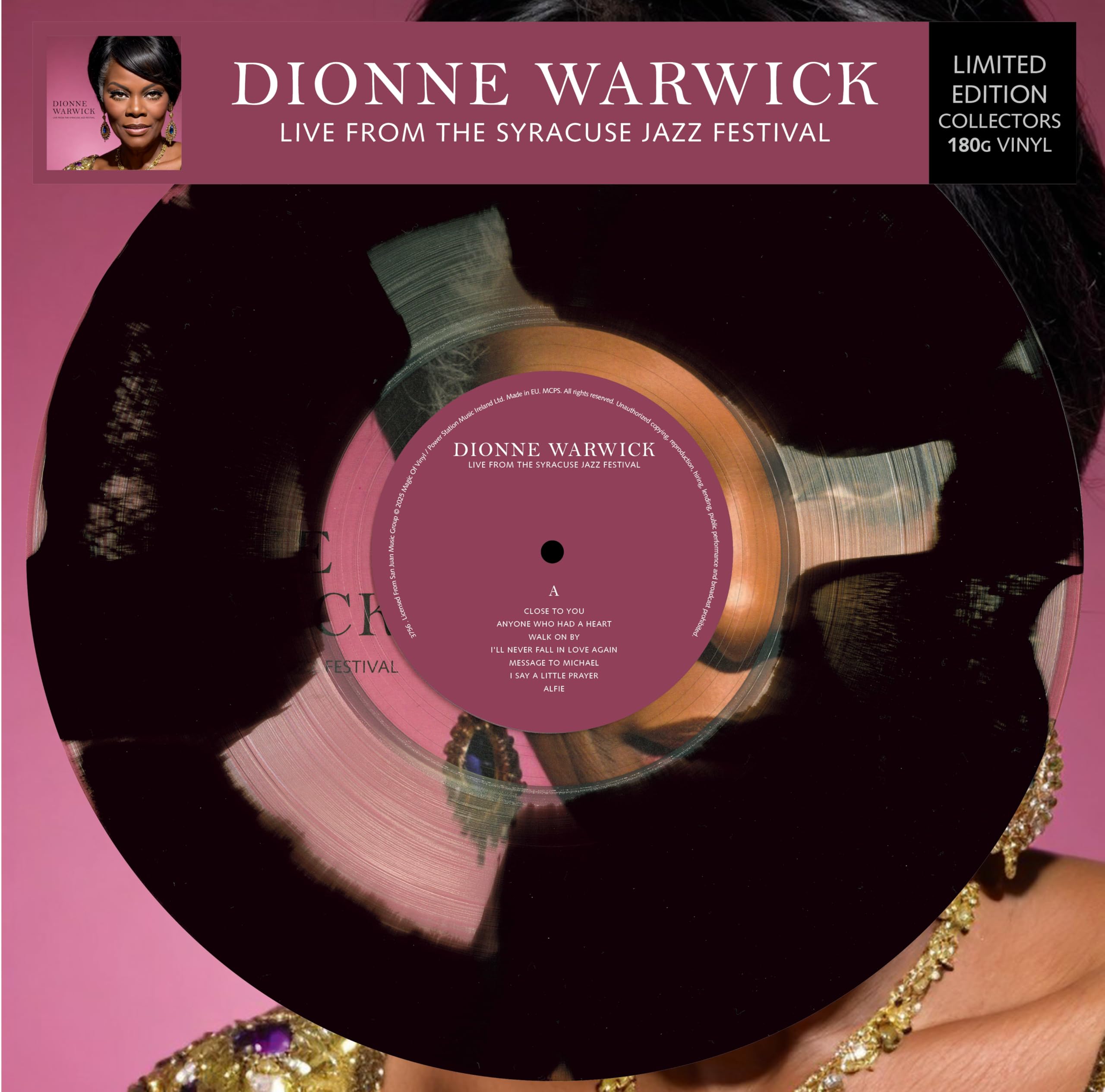 Dionne Warwick - Live From The Syracuse Jazz Festival - Limitiert r. Swirl